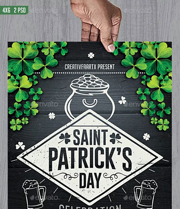 St. Patrick's Day Flyer Printable Templates