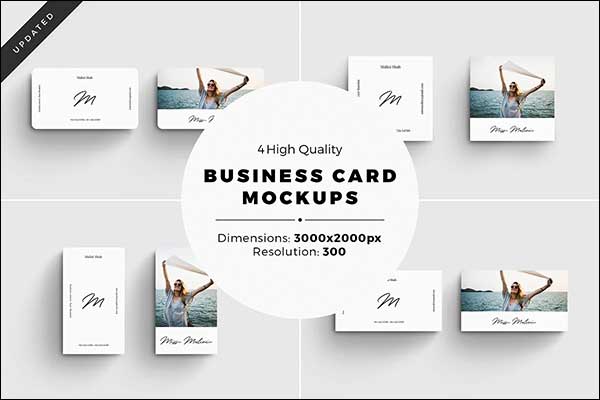 Standard Business Card MockUps