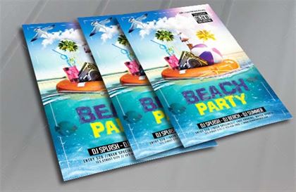 Summer Beach Party spring Flyer