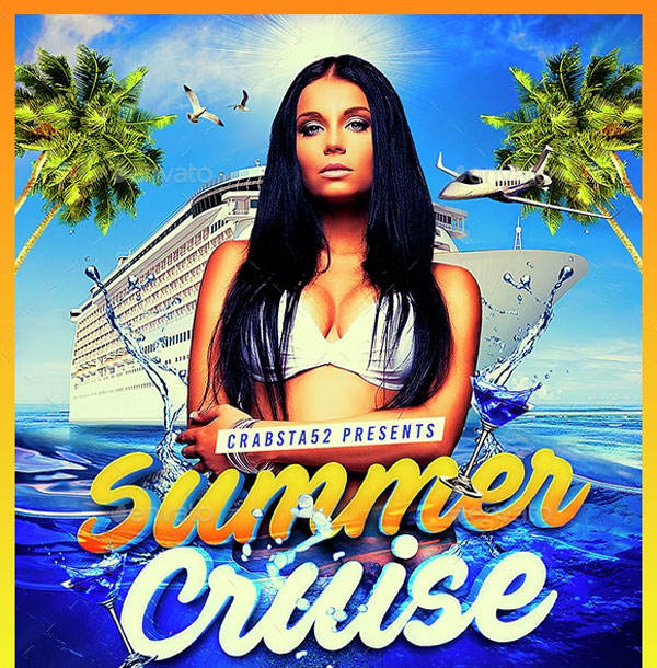 Summer Cruise Flyer Template