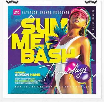 Summer Party Flyer Templates