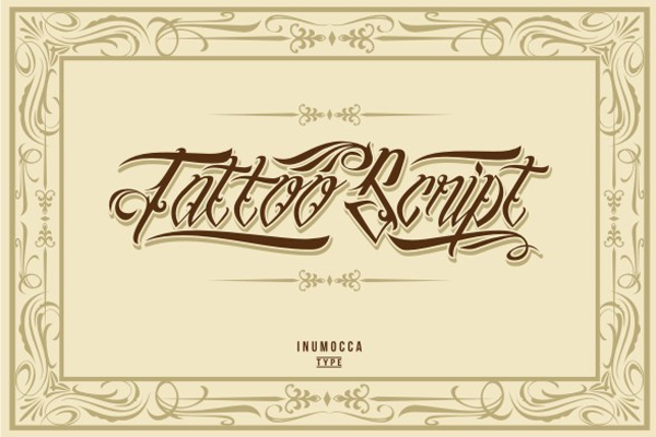 Tattoo Script Font