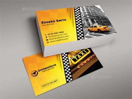 Taxi Cab Card Bundle
