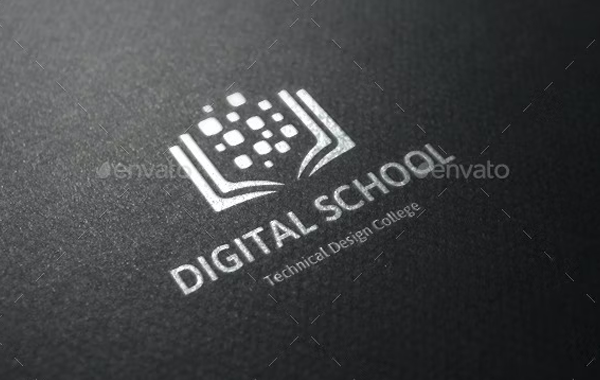 Technical Design College Logo Digital School