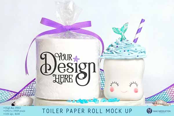 Toilet Paper Mockup Design