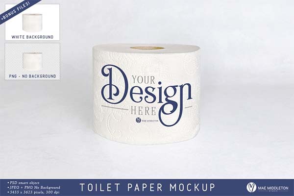 Toilet Paper Pattern Mockups