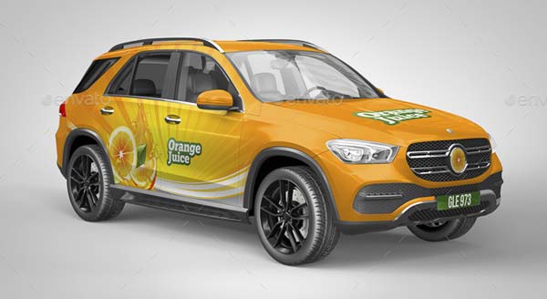 Toyota Yaris Hatch Wrap MockUp