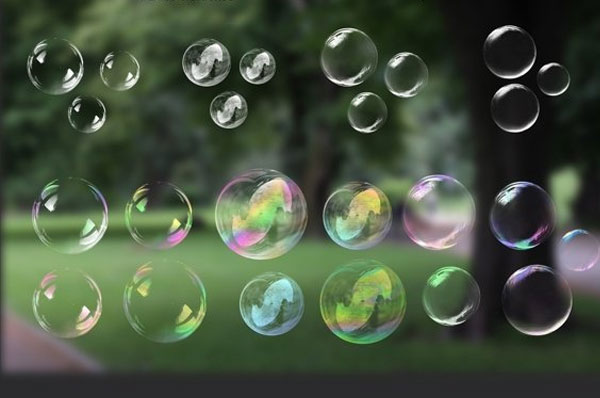 Transparent Bubble Photoshop Action