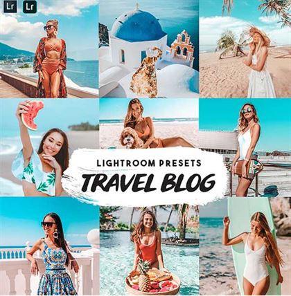 Travel blogger Lightroom Presets Templates