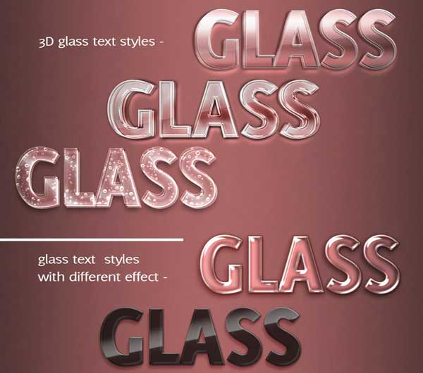 Ultimate Glass Design Photoshop Styles