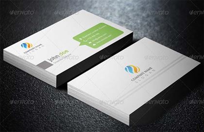 Unique Business Card Template PSD Design