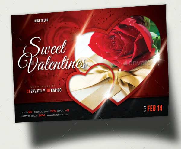 Valentines Day Banner Flyer Bundle