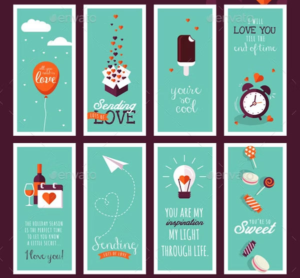 Valentines Day Greeting Card Templates