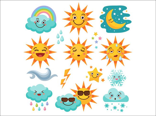 Various Weather Icon Set