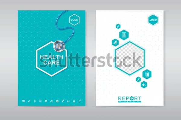 Vector Illustration Health Care Brochure