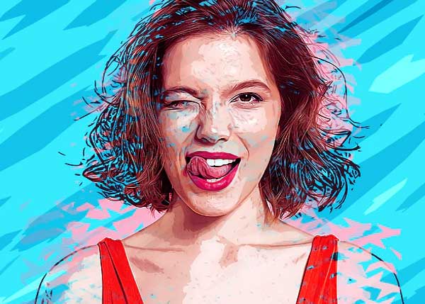 Vector Painting Effect Photoshop Action