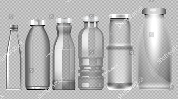 Vector Water Bottle Mockup
