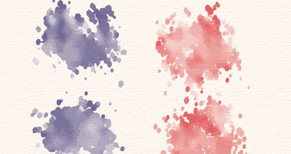 Vector Watercolor Brushes Pack