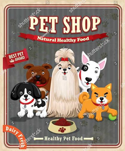 Vector Pet Shop Flyer