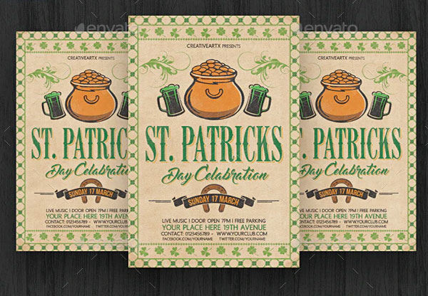 Vintage St. Patricks Day Flyer