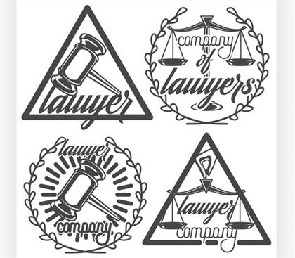 Vintage lawyer Logo Designs Templates