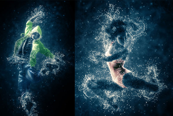 Water Photoshop Action Template