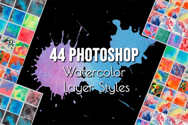 Watercolor Photoshop Layer Styles