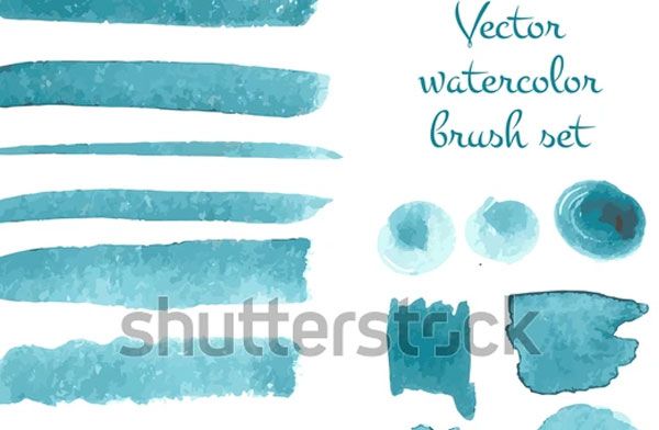 Watercolor Vector Brush