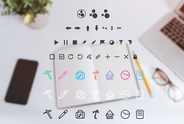 Web App Icons Design