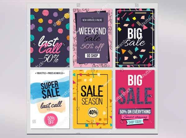 Weekend Sale Coupon Flyer Templates