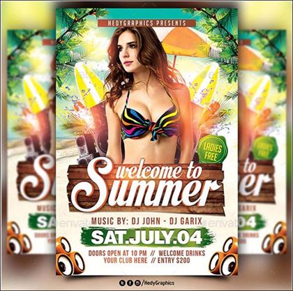 Welcome to Summer Flyer Template