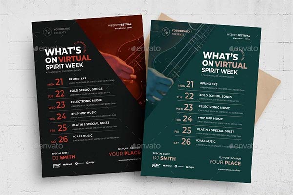 What's On Flyer Poster Template