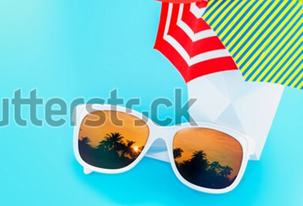 White Sunglasses Mockup