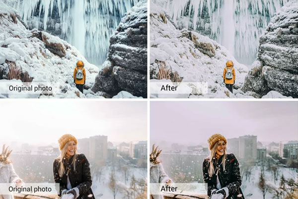 Winter Holiday Presets Photoshop Actions
