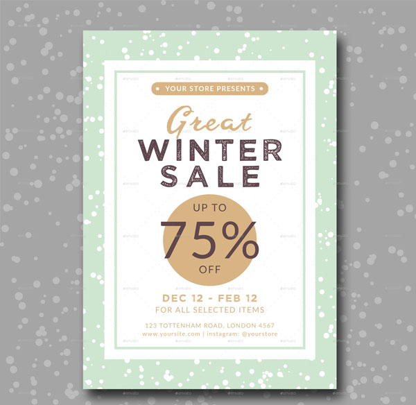 Winter Sale Flyer And Banner Templates