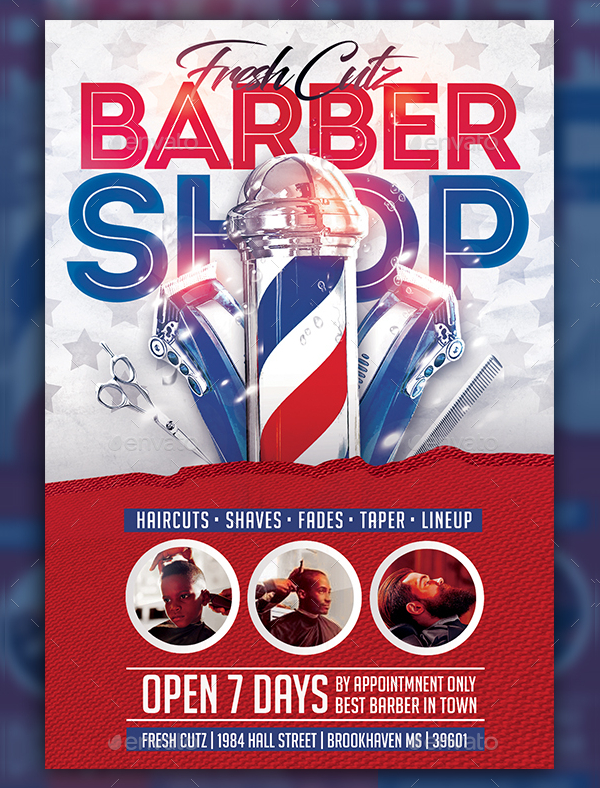 Barber Shop Flyer Templates Free & Premium PSD Format Downloads