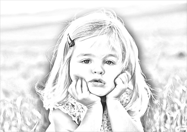 18 Pencil Drawing Photoshop Actions - Free Premium Download
