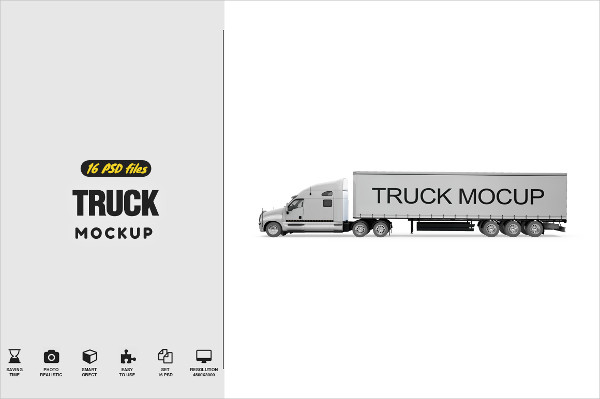 Download 25 Truck Mockups Free Premium Psd Ai Eps Vector Png Download
