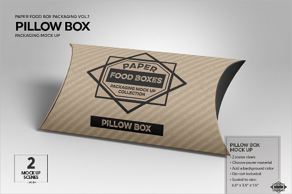 Download Pillow Box Mock Up Free Free Download Mockup