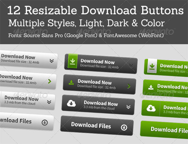33+ Black-Dark Web Buttons | Free & Premium Downloads