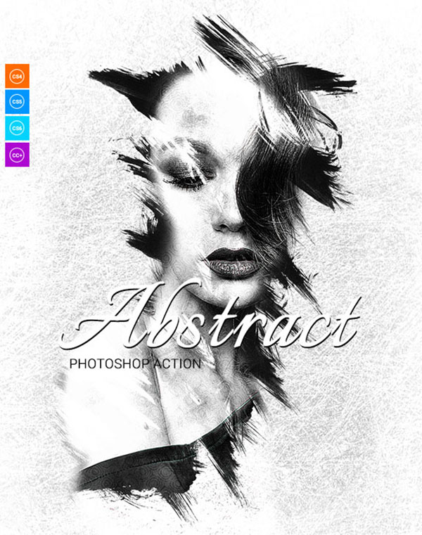 abstract impression photoshop action free download