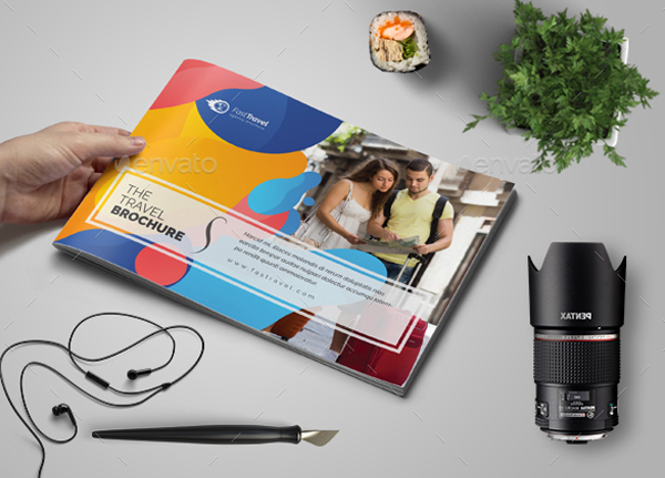 A5 Travel Agency Brochure Template