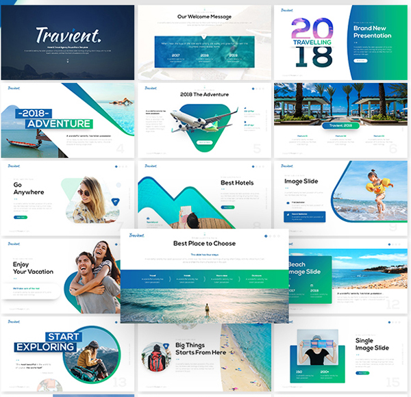 Hotel & Travel Agency PowerPoint Template