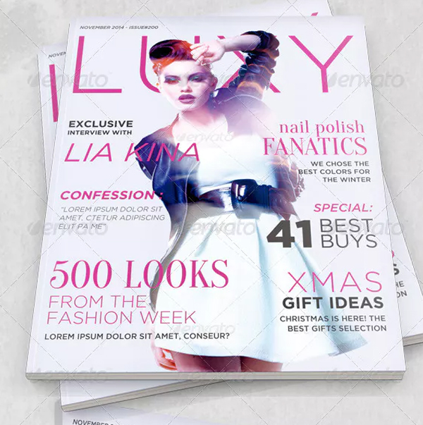 Download 51 Women Fashion Magazine Cover Templates Free Psd Ai Word Indesign Formats PSD Mockup Templates