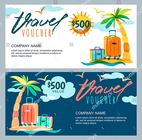 marketing concepts travel voucher