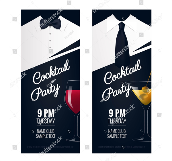 Cocktail Party Ticket Template
