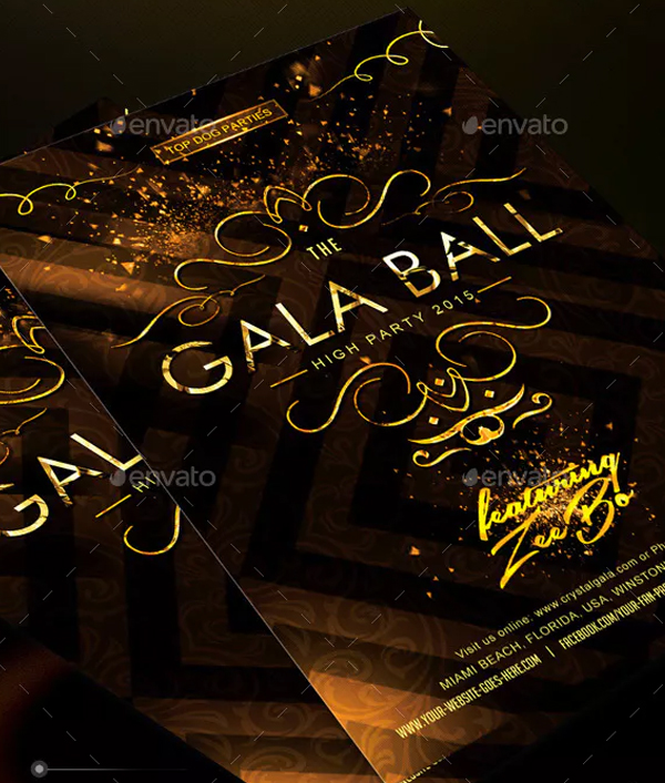 Golden Gala Deluxe Party Tickets Bundle