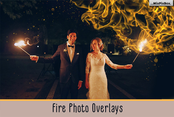 Fire Photo Photoshop Overlays 
