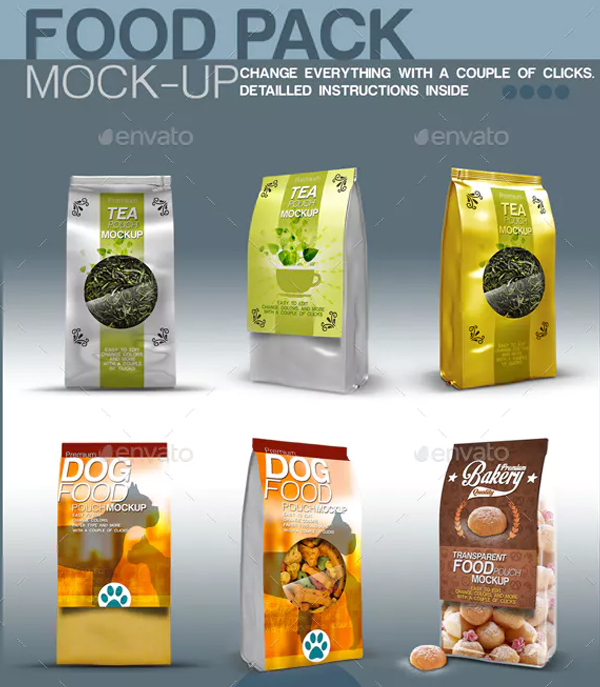 Download Food Packaging Mockups Free Premium Psd Designs Templateupdates PSD Mockup Templates