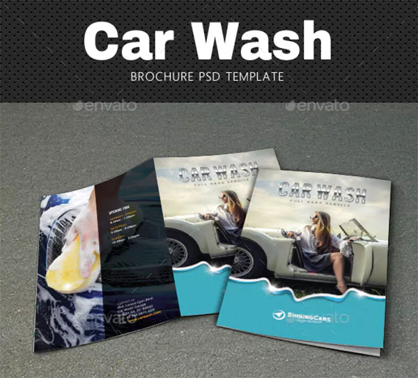 Car Wash Brochure Templates